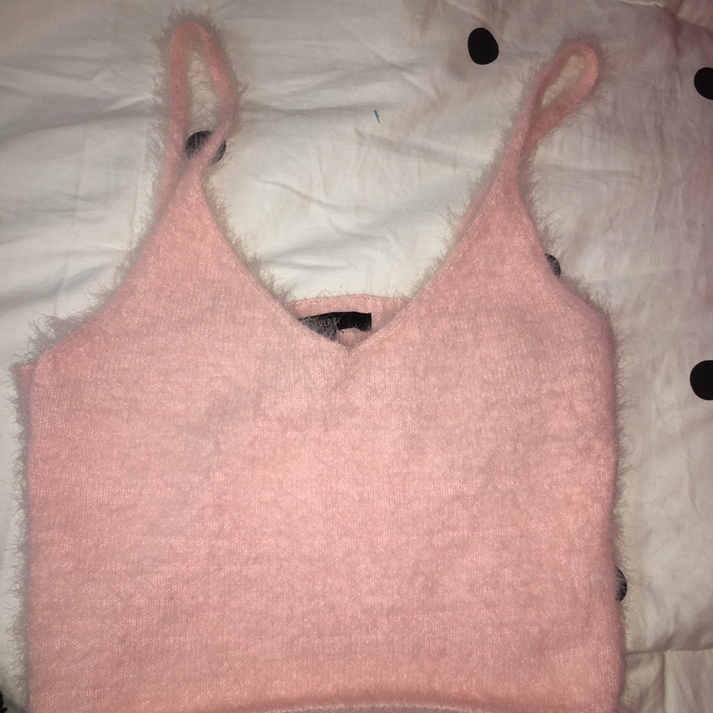 forever 21 pink crop top